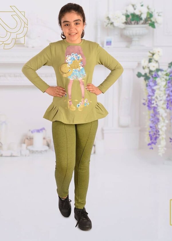 لباس دخترانه کد 1001