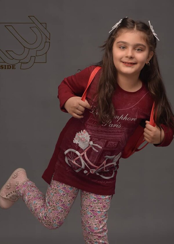 لباس دخترانه کد 455
