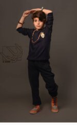 ست بلوز و شلوار پسرانه طرح لوگو - Image 3