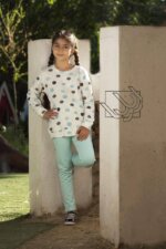 ست بلوز و شلوار دورس پنبه ای دخترانه - تصویر 2