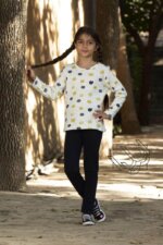 ست بلوز و شلوار دورس پنبه ای دخترانه