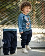 ست بلوز و شلوار پسرانه با طرح سگ نگهبان - Image 6
