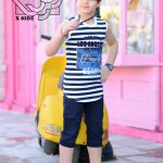 ست بلوز آستین حلقه ای و شلوارک