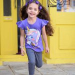 بلوز و شلوارک طرح یونیکورن