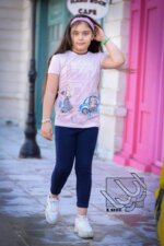 ست بلوز و شلوار برمودا دخترانه - Image 3