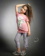 بلوز و شلوارک طرح بیانسا دخترانه - Image 6