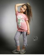 بلوز و شلوارک طرح بیانسا دخترانه - Image 4