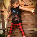 ست بلوز و شلوارک دخترانه