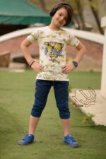 ست بلوز و شلوارک هاوایی بهاره پسرانه - تصویر 2