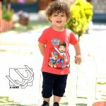 بلوز و شلوارک طرح سگ نگهبان