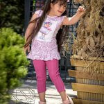 ست بلوز و شلوار برمودا دخترانه