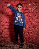 ست بلوز و شلوار پسرانه با طرح سگ نهگبان - Image 5