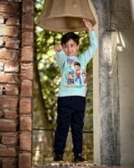 ست بلوز و شلوار پسرانه با طرح سگ نهگبان - Image 3
