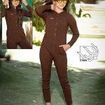 رامپر کلاهدار دخترانه پاییزه