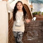 ست بلوز و شلوار دخترانه پاییزه با طرح خرگوش