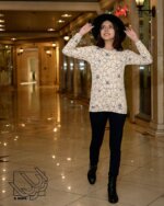 ست بلوز و شلوار دخترانه پروانه ای پولک دو رو - Image 2