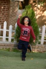 ست بلوز و شلوار لی پسرانه پاییزه