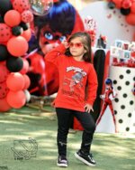ست بلوز و شلوار دخترانه طرح کفشدوزک - Image 5