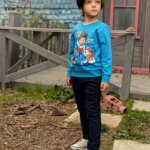 ست بلوز و شلوار پسرانه با طرح سگ نگهبان