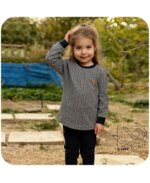 ست بلوز و شلوار دخترانه طرح لبخند - Image 3