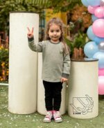 ست بلوز و شلوار دخترانه طرح لبخند - Image 2