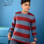 بلوز تک راه راه پاییزه پسرانه