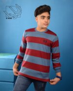 بلوز تک راه راه پاییزه پسرانه