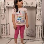 ست بلوز آستین کوتاه و شلوار برمودا دخترانه