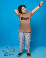 ست بلوز و شلوارک کتان بهاره پسرانه