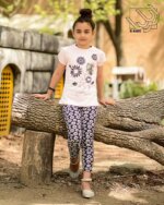 ست ساق و بلوز دخترانه گل آفتاب گردون - Image 7