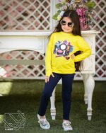 ست بلوز و شلوار پاییزه دخترانه طرح ماتیک - Image 3