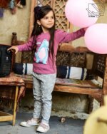 بلوز و شلوار دخترانه طرح دختر فشن - Image 3