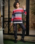 ست بلوز و شلوار پسرانه مدل رنگین کمان - Image 2