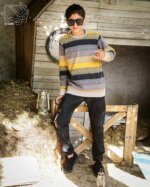 ست بلوز و شلوار پسرانه مدل رنگین کمان - Image 3