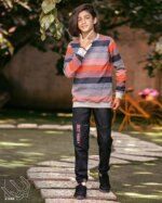 ست بلوز و شلوار پسرانه مدل رنگین کمان - Image 4