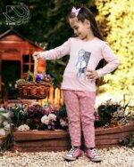 بلوز و شلوار دخترانه طرح دختر فشن - Image 5