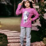 بلوز و شلوار دخترانه طرح دختر فشن