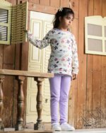 بلوز و شلوار دخترانه طرح گل گلی - تصویر 7