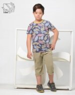 ست بلوز و شلوار پسرانه هاوایی - Image 3