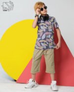 ست بلوز و شلوار پسرانه هاوایی - Image 4