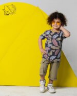 ست بلوز و شلوار پسرانه هاوایی - Image 5