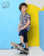 ست بلوز و شلوار پسرانه هاوایی - Image 7