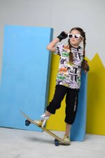 ست شلوارک و تی شرت فشن - Image 3