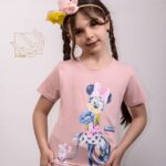 ست بلوز و شلوار بهاره دخترانه با طرح میکی موس