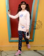 ست هودی و شلوار دخترانه پاییزه – اسب تک شاخ - Image 6