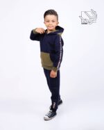 ست هودی جیب دار و شلوار پاییزه پسرانه - Image 2