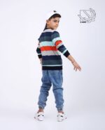 بلوز تک پسرانه پاییزه - طرح راه راه - Image 3