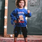 ست بلوز و شلوار با طرح سونیک