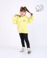 سوییشرت تک تمام کرک با طرح گربه اشرافی