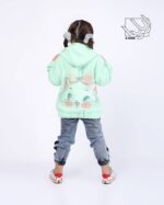 سوییشرت تک تمام کرک با طرح گربه اشرافی - Image 5